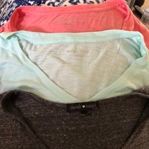 Three plus size knit shirts bundle lot